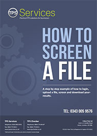How to screen a file