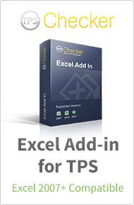 Excel Add-in for TPS Checker