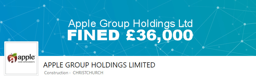 Apple Group Holdings Ltd fined £36,000 by Trading Standards