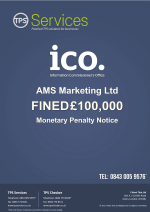 AMS Marketing Ltd Monetary Penalty Notice as issued by the ICO